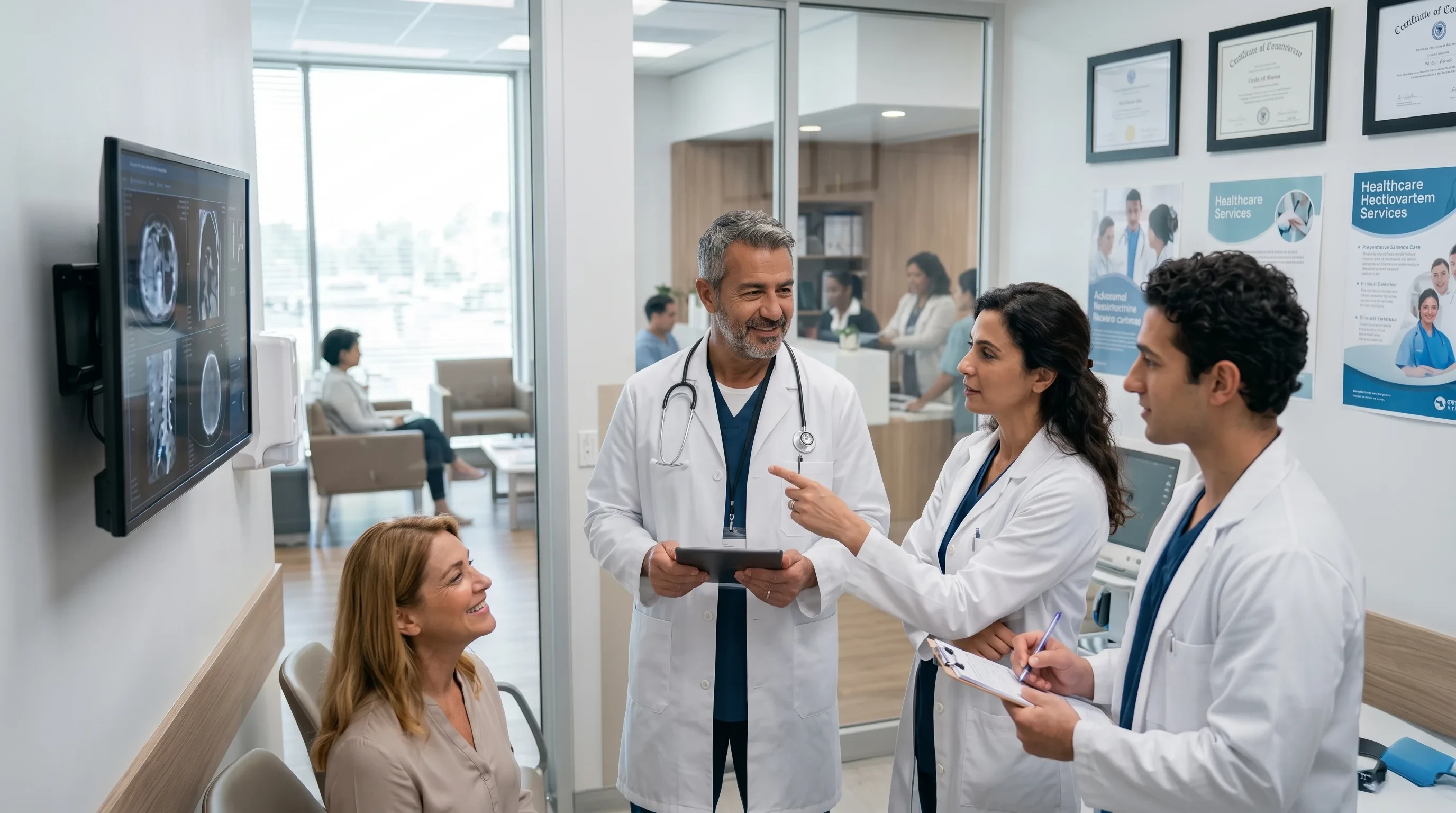 Experienced doctors providing advanced healthcare services at Gardenia Medical Centre, a leading private clinic in Qatar
