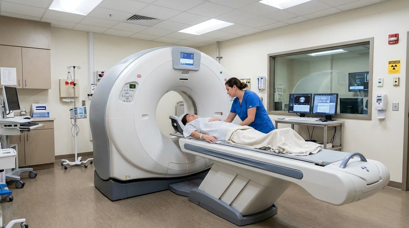 CT scanner is used for diagnostic medical imaging.